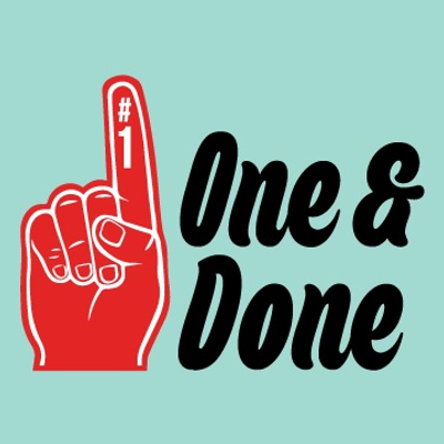One And Done logo