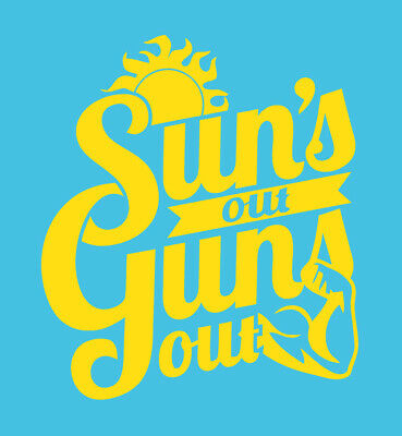 Suns out guns out logo
